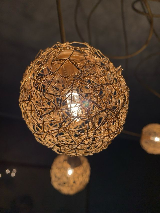 Lampadario e abatjour