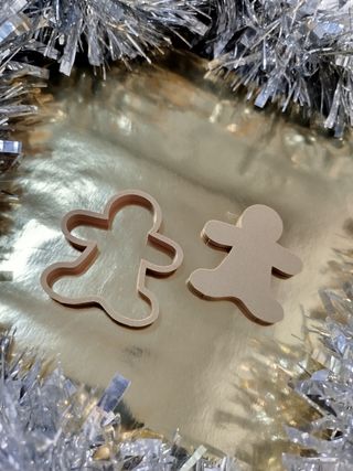 Christmas gingerbread man cookie cutter - new