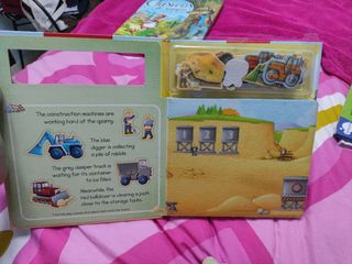 Libro infantil construction site