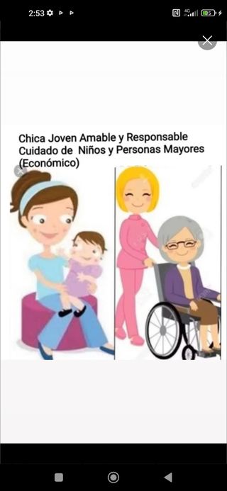 Cuidadora de personas mayores