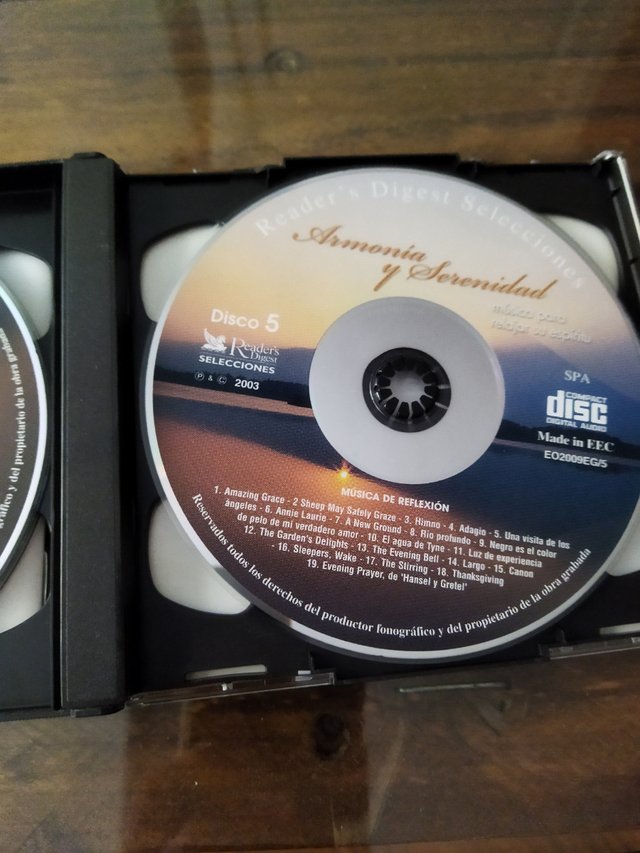 5 CDs música armonía y relajación