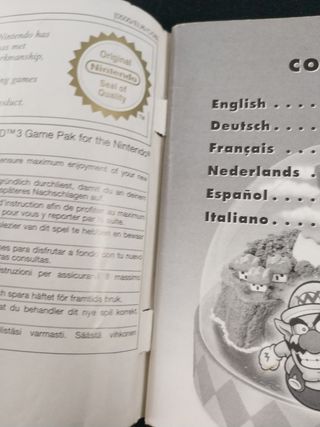 Manual juego Wario Land 3 Gameboy Color