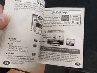Manual juego Wario Land 3 Gameboy Color