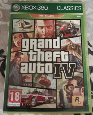 Grand Thef Auto IV Xbox 360