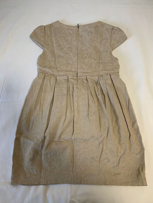 Zara kids abito beige per bambine 4 - 5 anni 110 cm