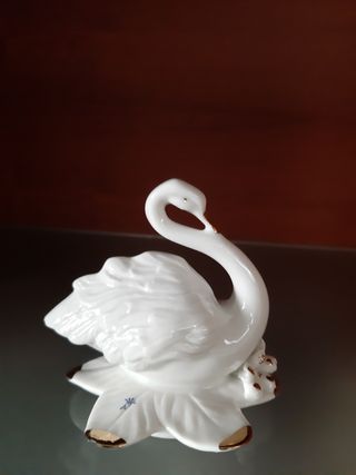 Cigno in porcellana Capodimonte