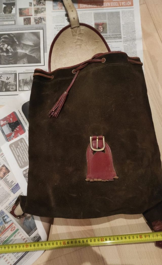 Zurron verde y marrón