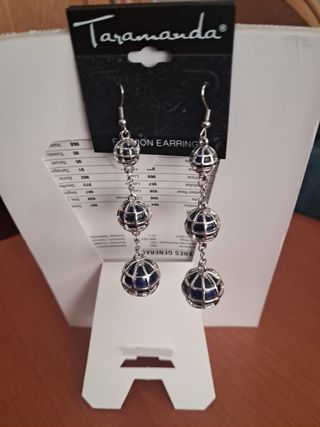 PENDIENTES LARGOS PLATIADOS