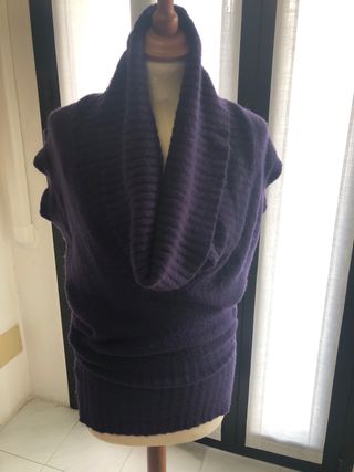 Maglione donna smanicato