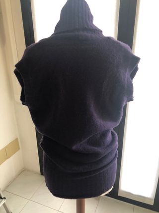 Maglione donna smanicato