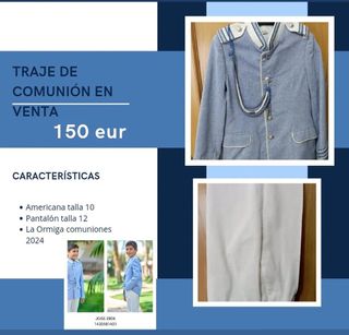 Traje de comunión 