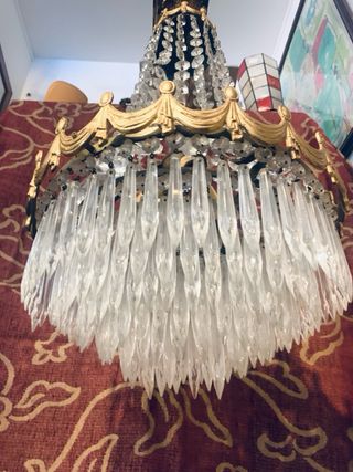 Lampadario impero primi 900