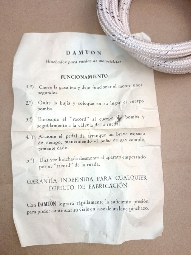 Hinchador para ruedas.