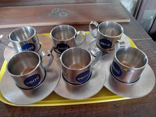 TAZZINE IN ACCIAIO VEMI