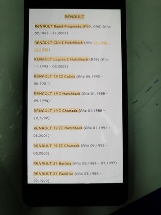 Renault, Volvo motor arranque