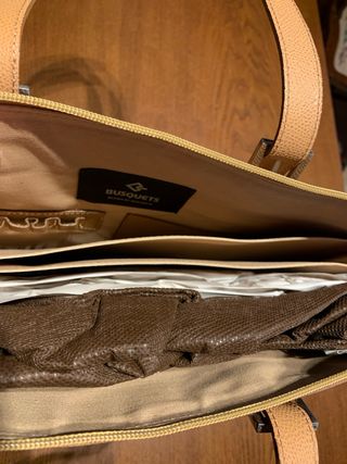 Bolso piel para papeles Busquets