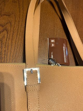 Bolso piel para papeles Busquets