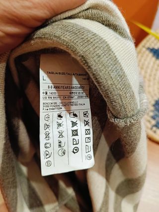 Vestito smanicato bambina 8/9 anni 