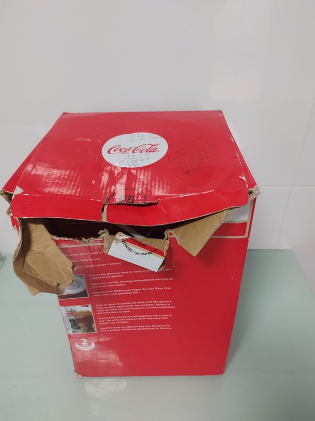 Picadora de hielo CocaCola