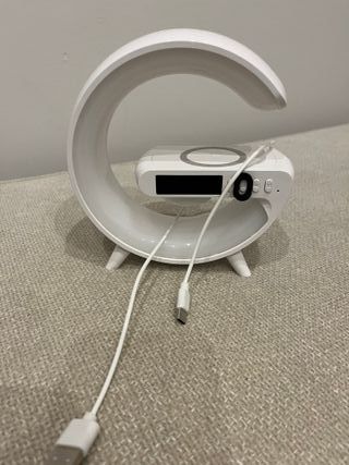 Cargador inalámbrico con luz
