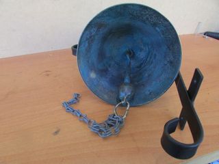 Campana entrada bronce hierro 43 cms