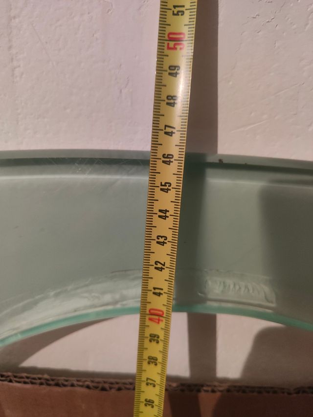 Encimera lavabo de cristal