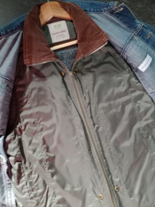 Cazadora vaquera dos piezas,casi nueva
