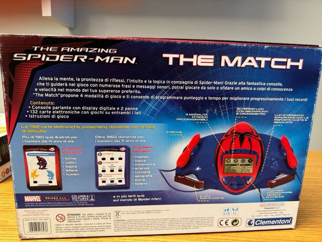 The Match Spiderman Clementoni Sapientino eta’4+