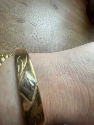 Pulsera oro vintage 14 kilates 10 gramos