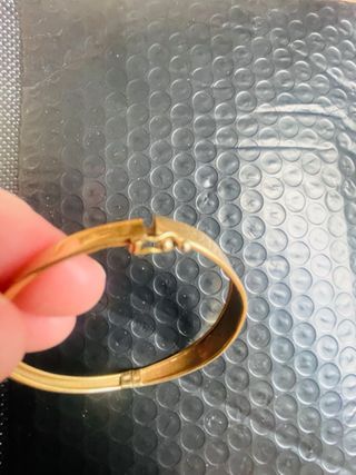 Pulsera oro vintage 14 kilates 10 gramos