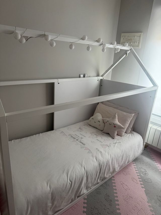 Cama montessori 90x190 blanca
