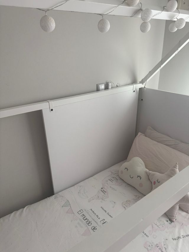 Cama montessori 90x190 blanca