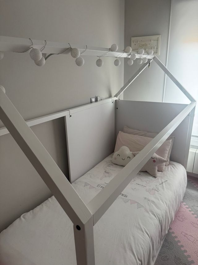 Cama montessori 90x190 blanca