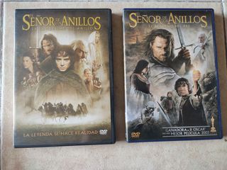 PACK 2 PELICULAS DVD "EL SEÑOR DE LOS ANILLOS"