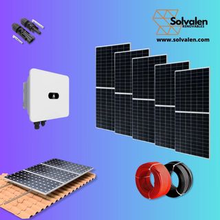 kit solar 3000W Huawei autoconsumo con estructuras