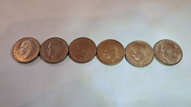 Monedas Juan Carlos l.