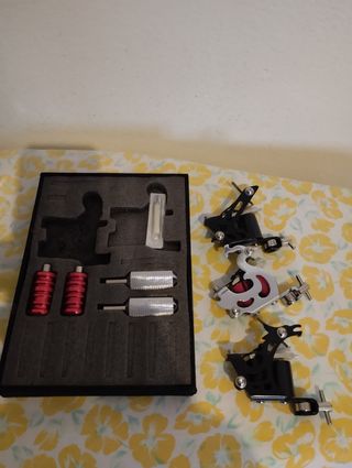 Kit tattoo machine. Kit per tattoo