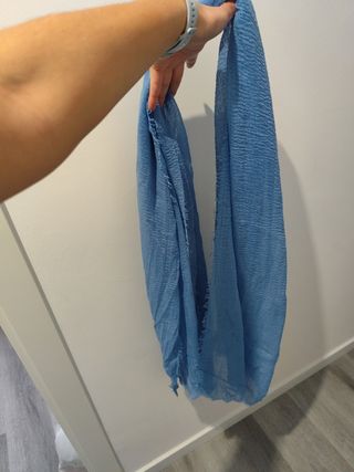 Pañuelo azul del cuello