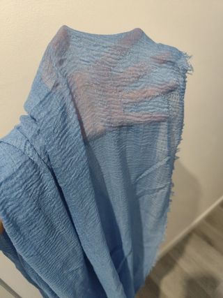 Pañuelo azul del cuello