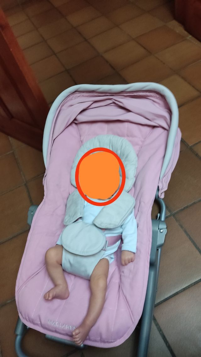 Hamaca bebe Maclaren Rocker Rosa