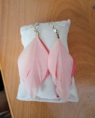 Pendientes pluma
