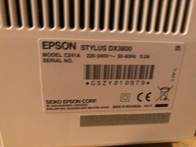Impresora Epson Stylus DX3800