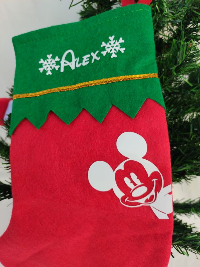 Calcetín, bota navidad para árbol