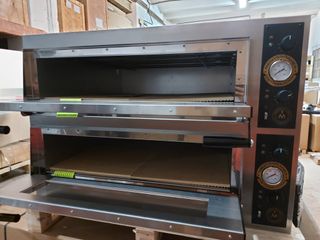 HORNO PARA 4+4 PIZZAS DE 40 CM / GLASS