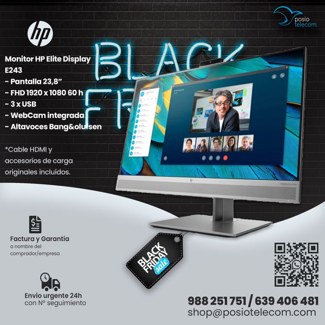 🚀OFERTA 🖥️ Monitor HP Elite Display E243