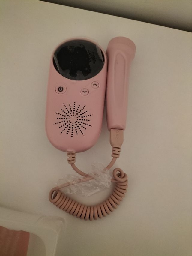 Dispositivo para escuchar latido al bebe