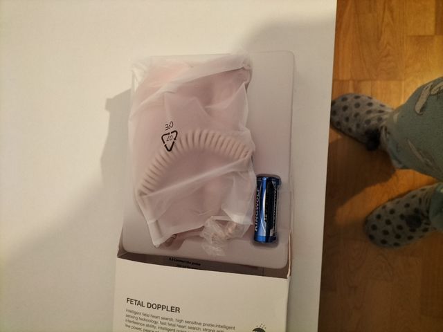 Dispositivo para escuchar latido al bebe