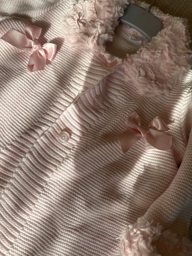 Abrigo rosa de Mac ilusion