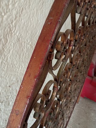 Cabecero antiguo de forja