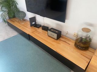 Movel tv com dois modulos de parede